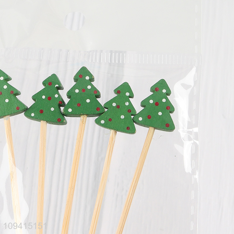 Latest products Christmas tree fruit picks cake topper