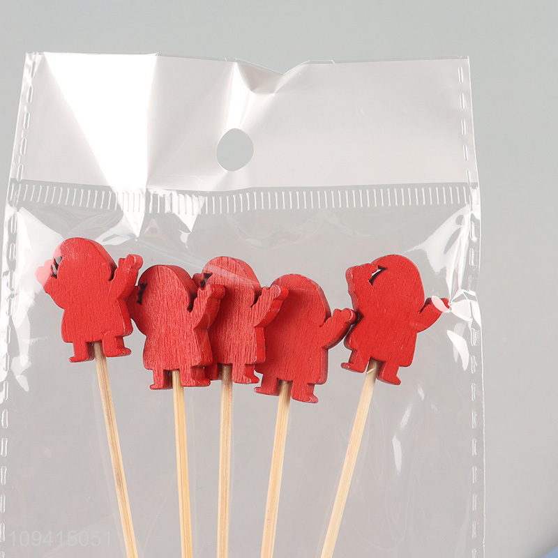 Hot items Santa Claus fruit skewers fruit picks