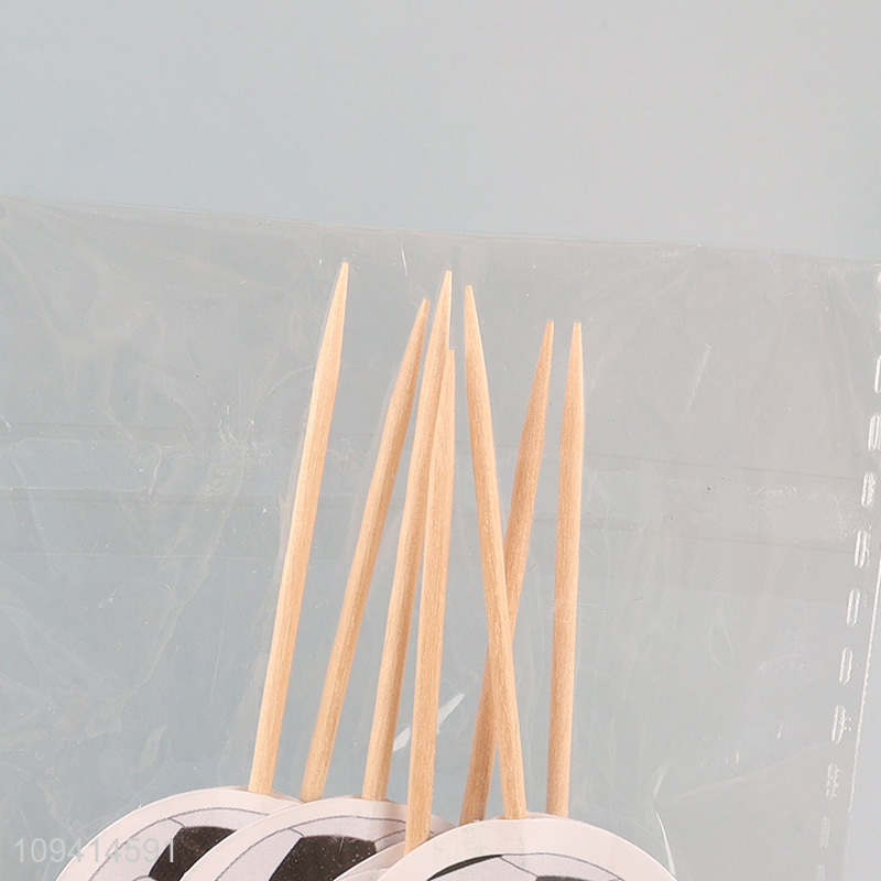 Good selling football series cupcake picks cupcake topper