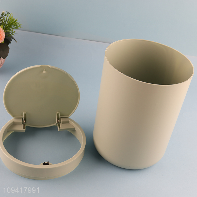 6 Piece Bathroom Accessory Set With Toilet Brush, Trash Can