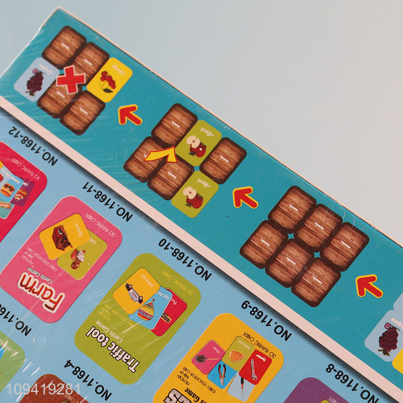 Good quality educational memory matching games for kids