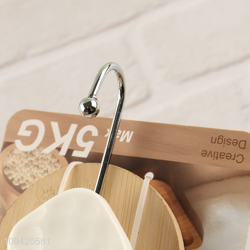Minimalist Bamboo Hook Sticky Hook For Home