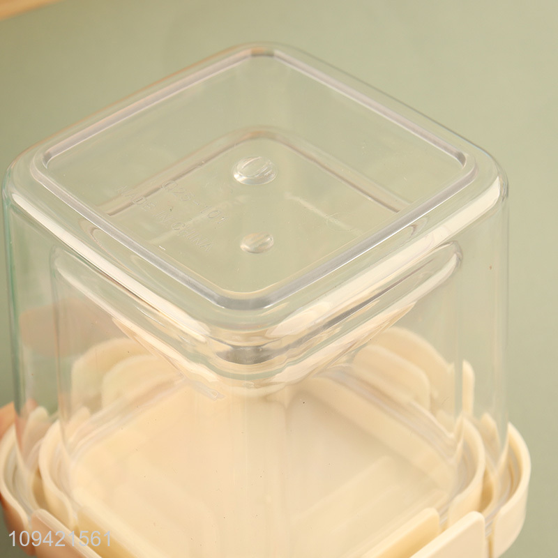 Popular products square sealed storage jar food container