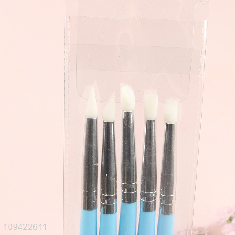 New arrival 5pcs silicone pen set for clay modeling