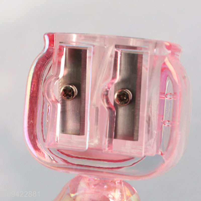 China supplier cat paw acrylic pencil sharpener
