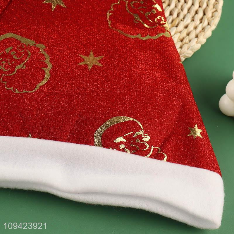 New arrival  polyester santa hat for holiday