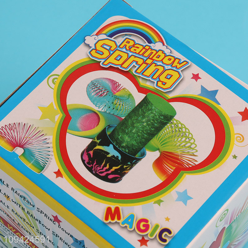 Low price ruits series rainbow spring toys