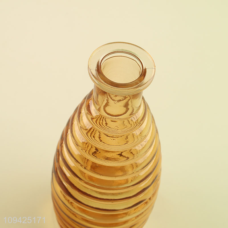 China factory unbreakable glass flower vase for sale