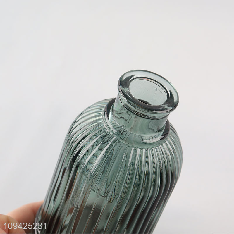 Top quality living room decor glass flower vase
