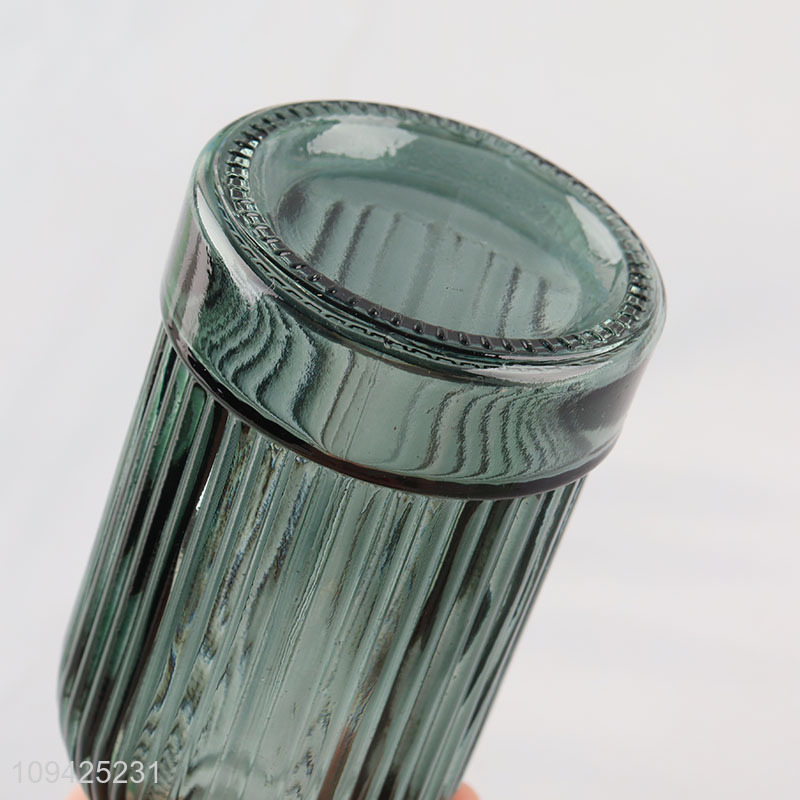 Top quality living room decor glass flower vase