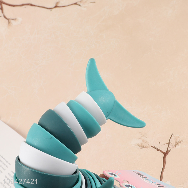 Yiwu market tpr shark wiggly sensory fidget toy