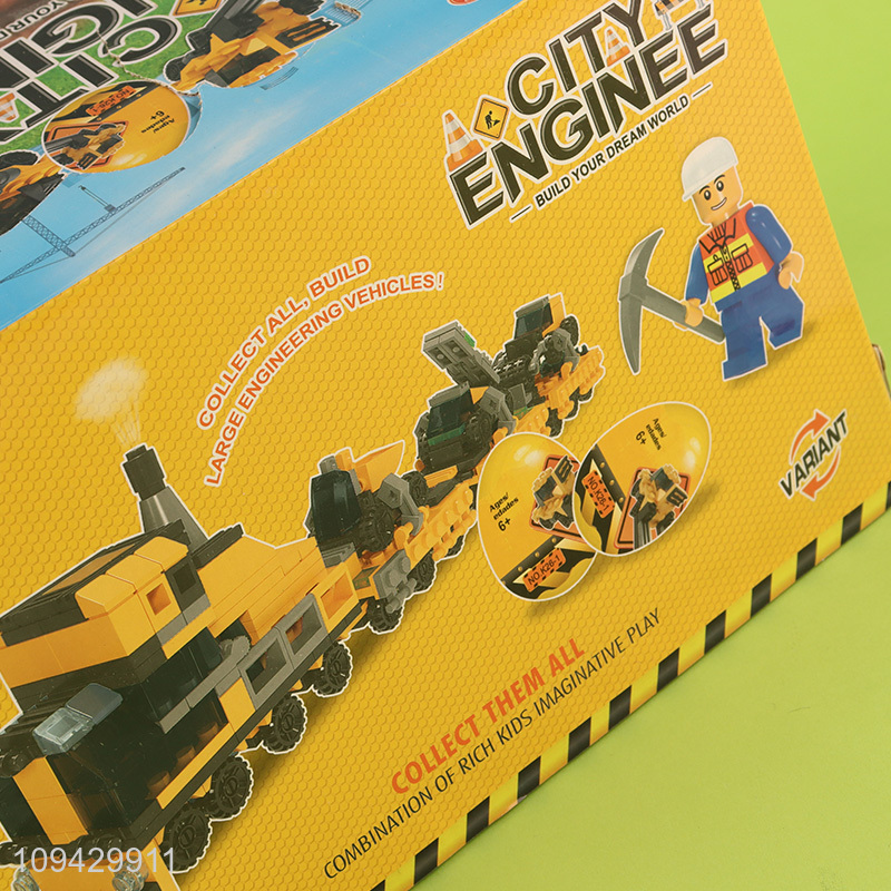 Popular Engineering Vehicle DIY Assemble Toys