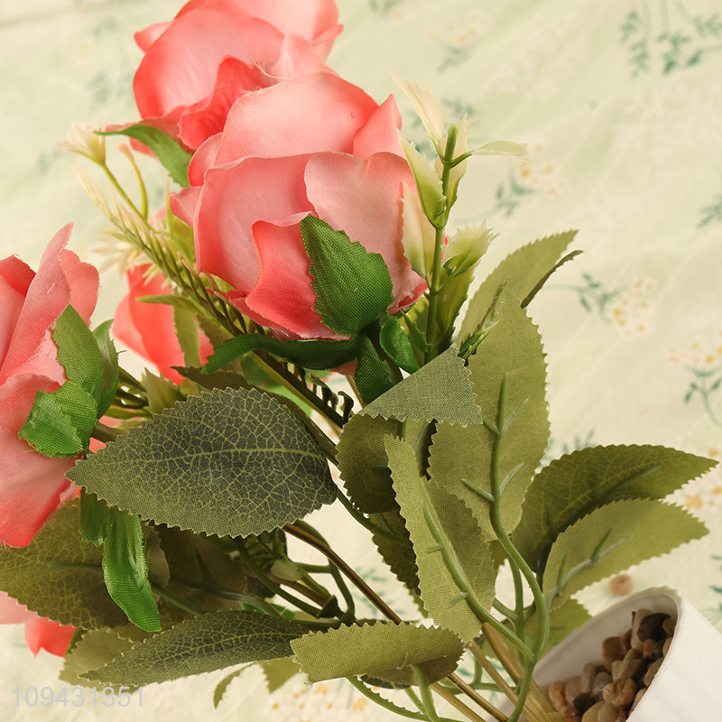 Fashion Room Decoration Artificial Flower Potted
