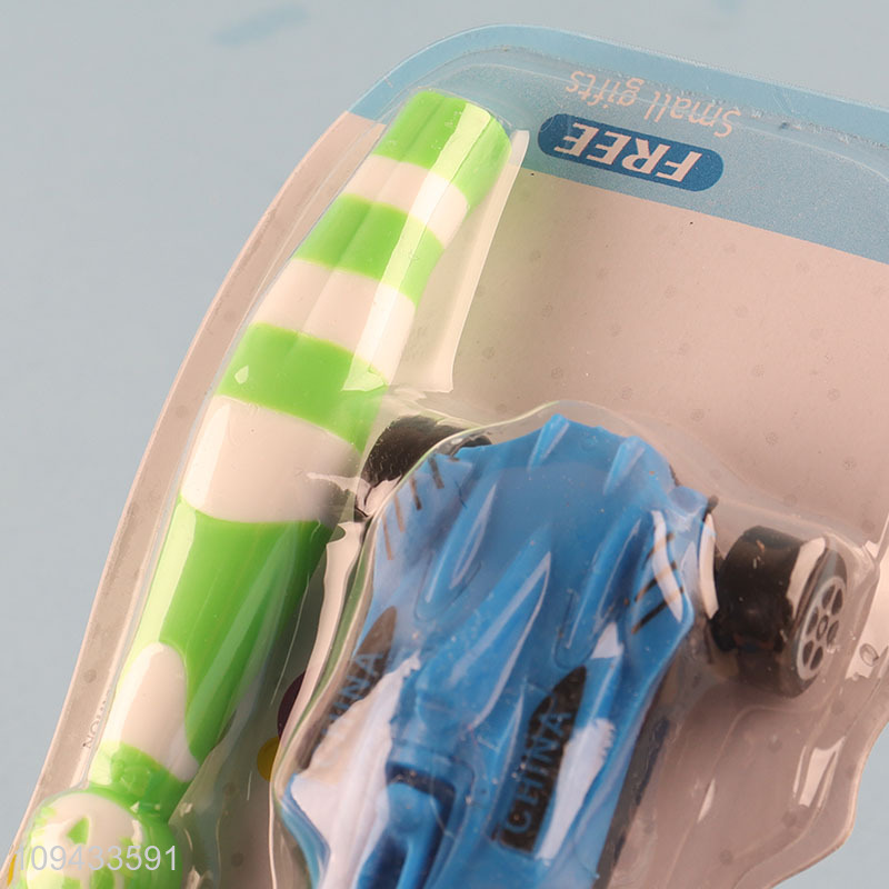 Kids Dental Hygiene Toothbrush With Toy Car Set