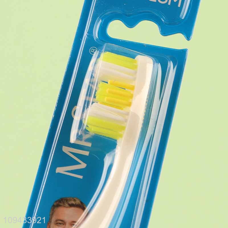 Good Sale Dual Cleaning Medium Bristle Toothbrush