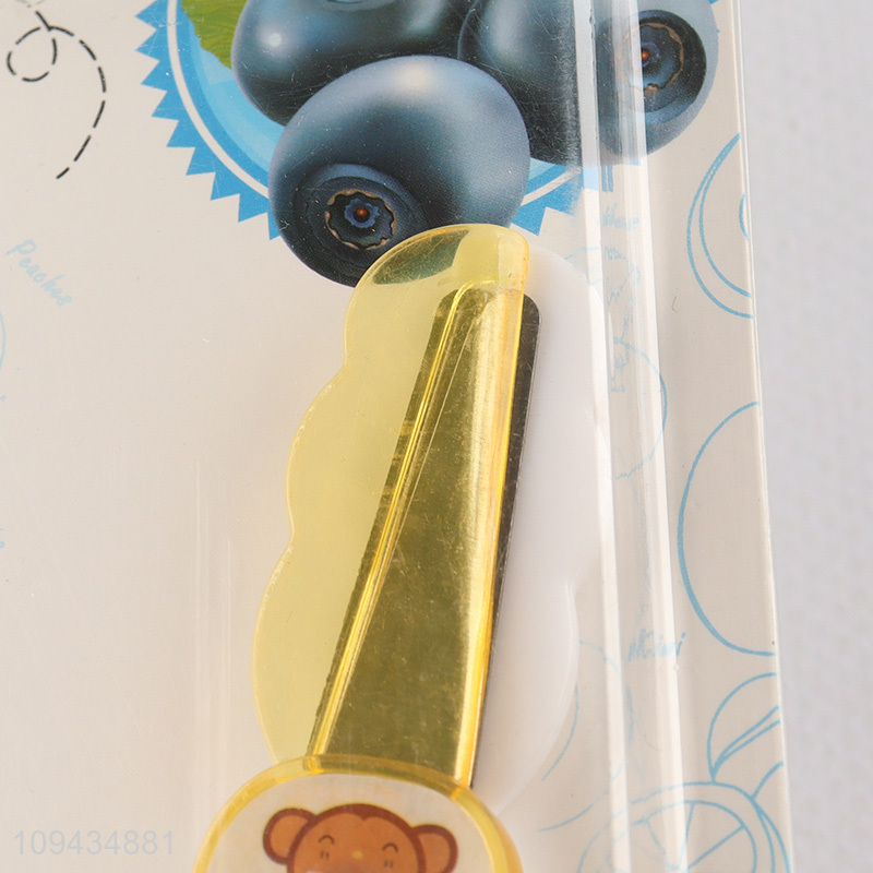 Online wholesale cartoon plastic children paper scissors