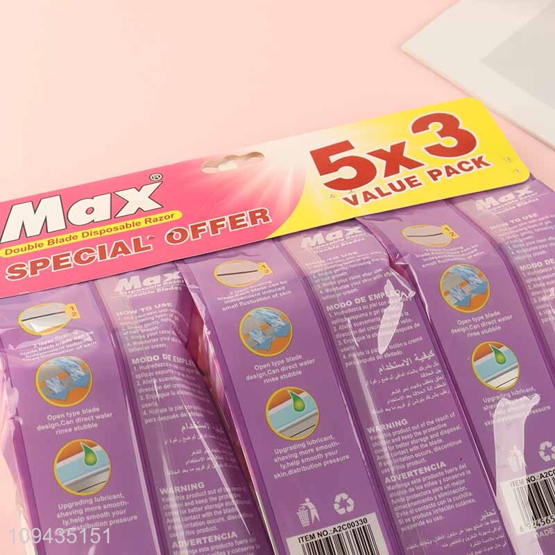 Double Blades Body & Bikini Razor For Women