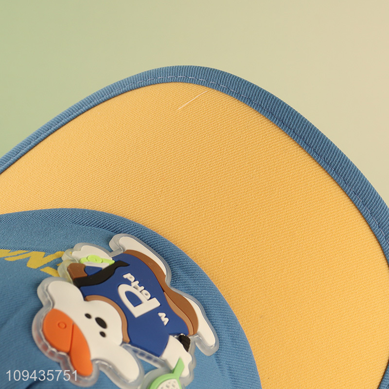 Low price cartoon baseball cap peaked hat for children
