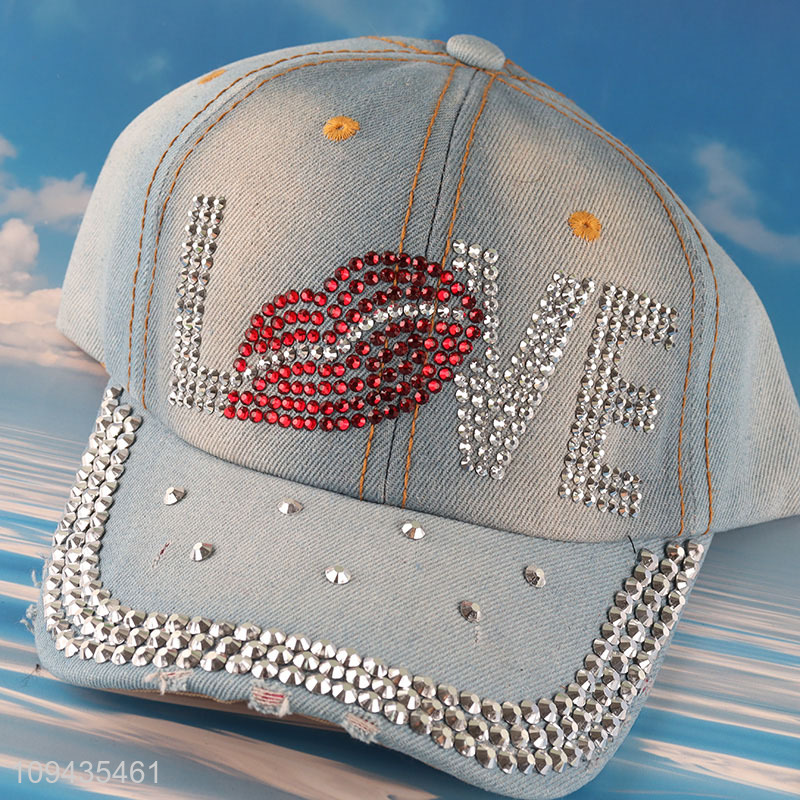 Top quality women fashion polyester peaked cap