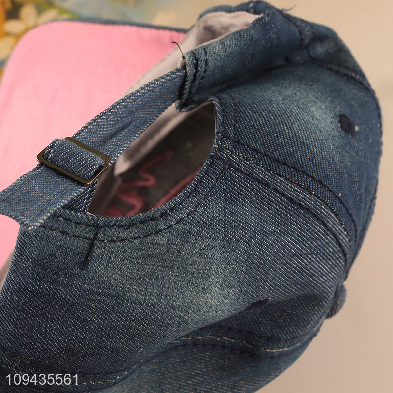 Factory direct sale summer fashion adjustable polyester peaked cap