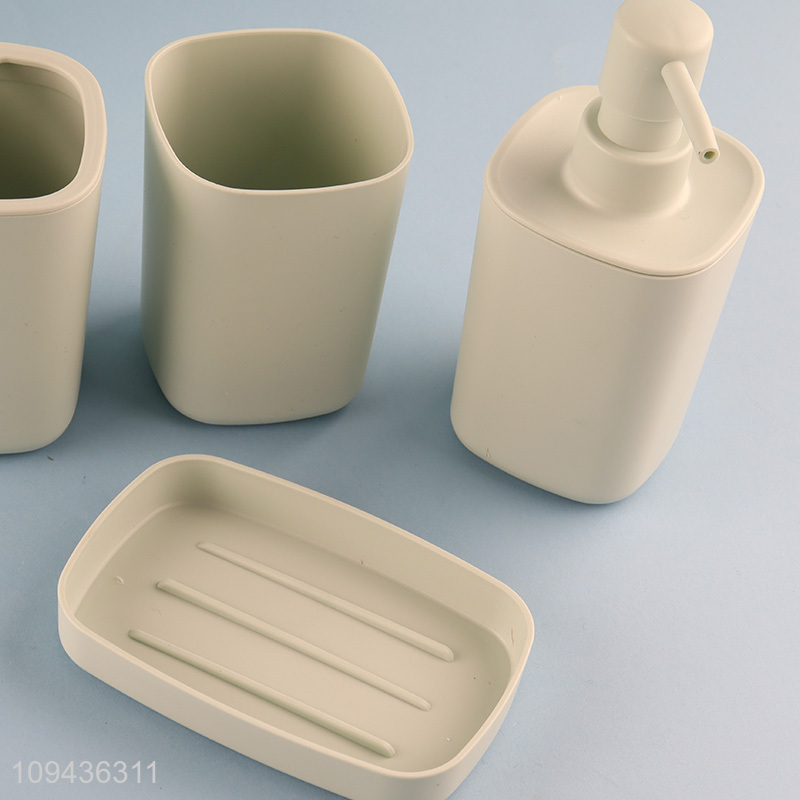 China products home hotel plastic bathroom sets