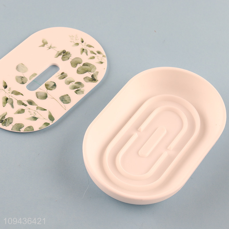 New product 6pcs bathroom set soap box toothbrush holder set