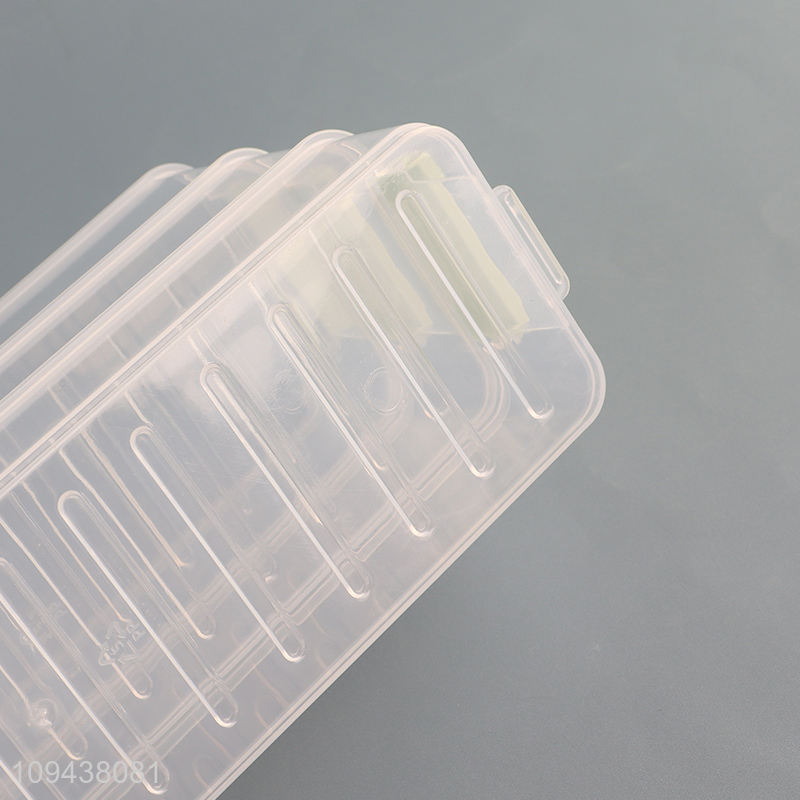 Refrigerator Organizer 3-Tier Dumpling Box Freezer Tray
