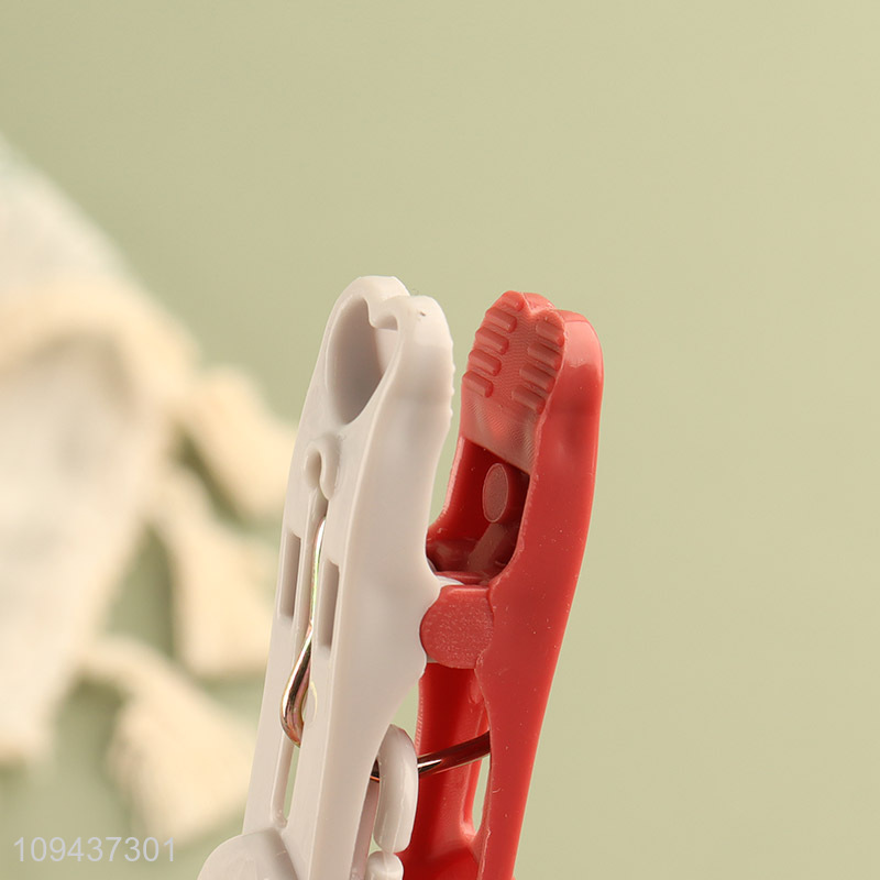 Unique Design Plastic Folding Clothes Hanger With Clips