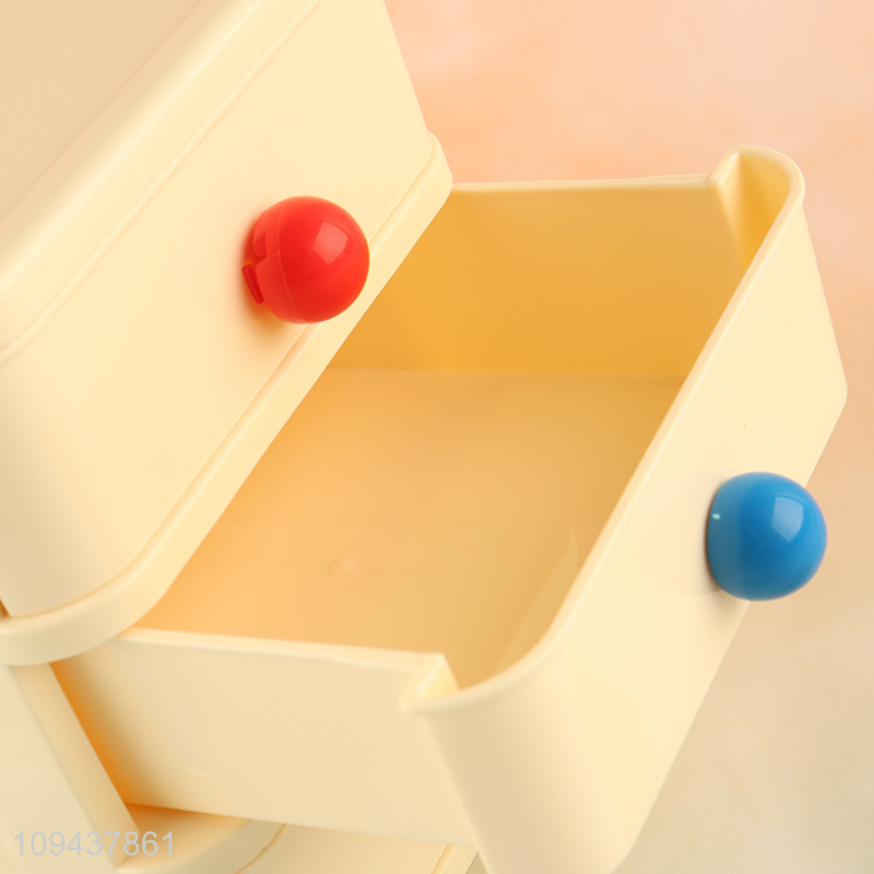 Cute Drawer-Type Makeup & Stationery Storage Box