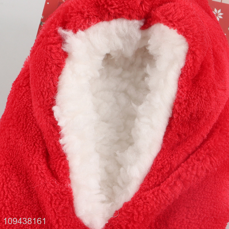 Hot sale Christmas series home socks slippers for winter