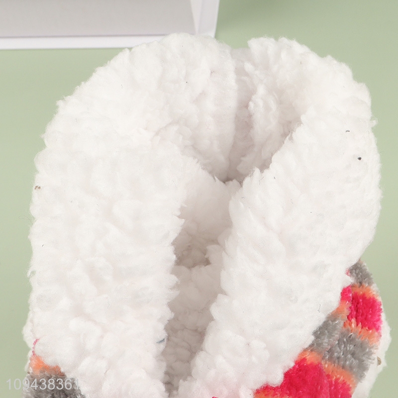 Good price polyester home floor socks slippers