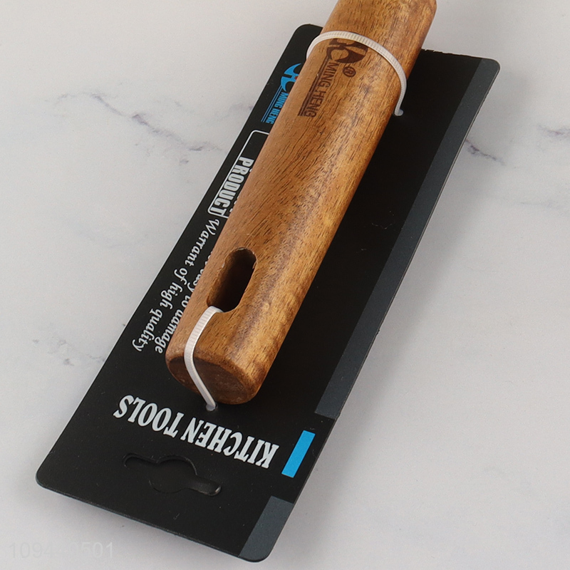 Good quality wooden handle stainless steel lemon zester