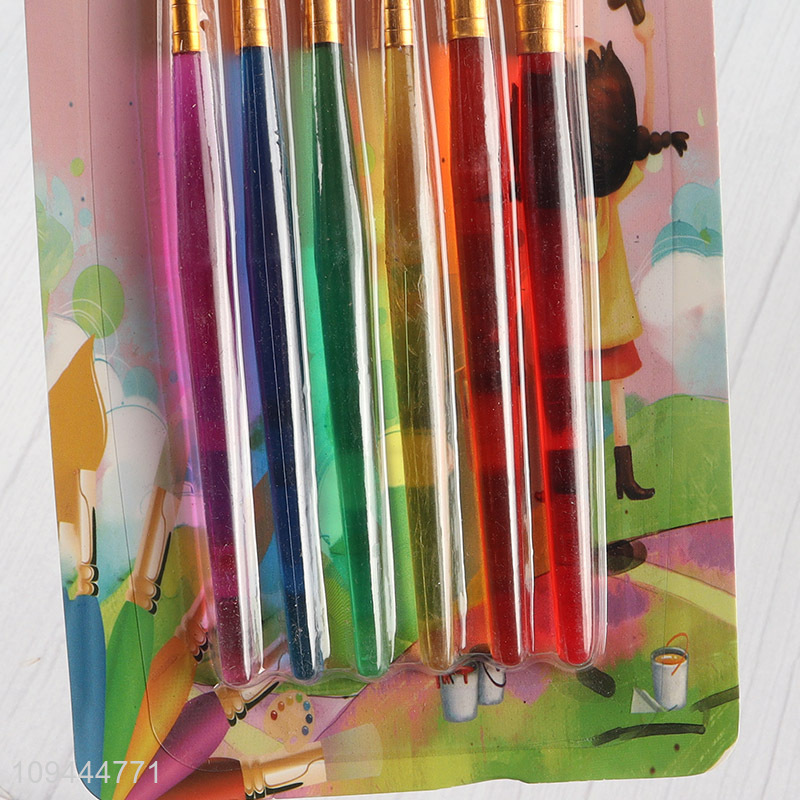 Hot selling 6pcs painting brush set for oil painting