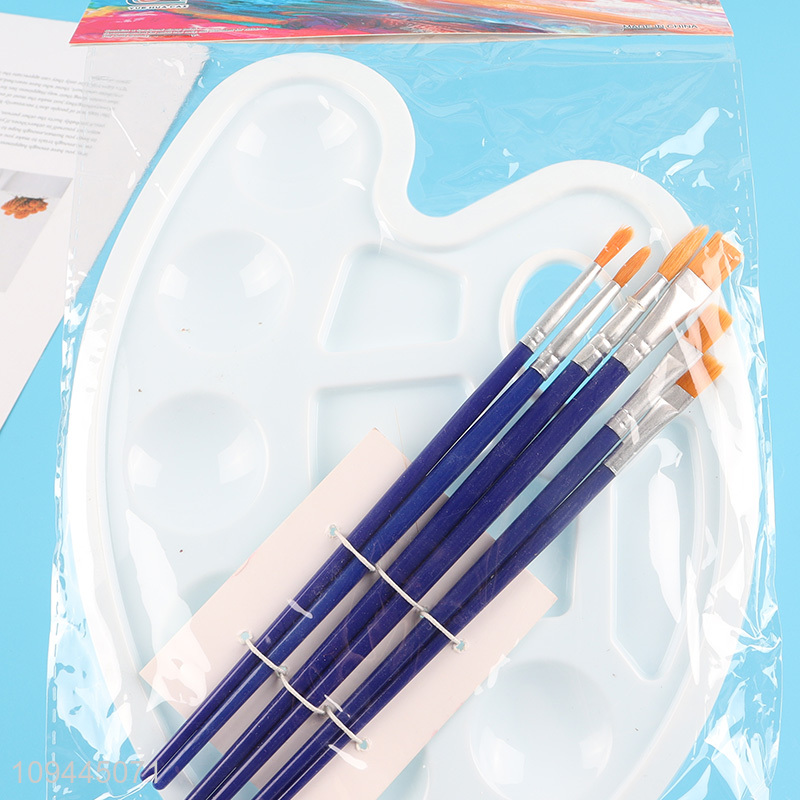 Best quality professional paint palette painting brushes set