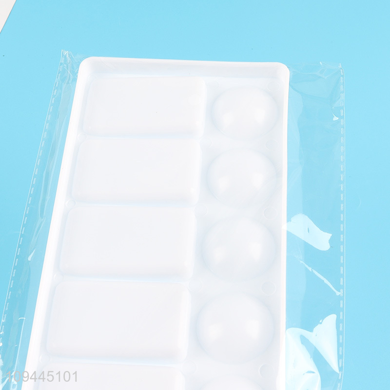 Hot sale plastic art supplies paint palette