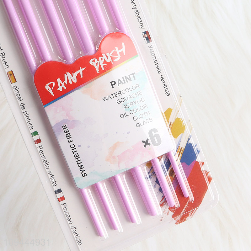 Good selling synthetic fiber artist painting brush