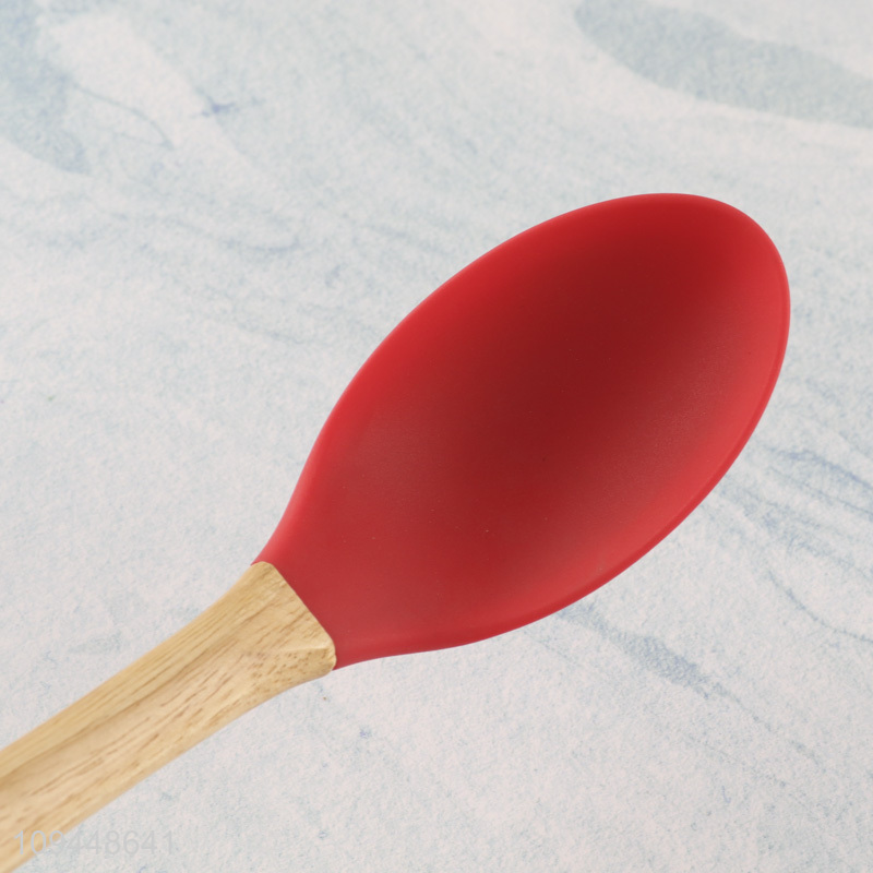 Online wholesale silicone kitchen utensil basting spoon