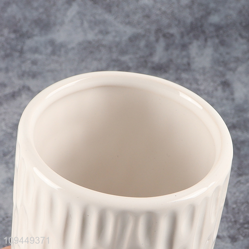 China wholesale household ceramic mouthwash cup for bathroom