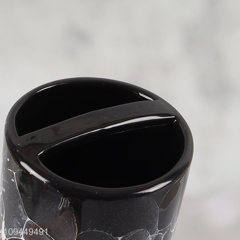 Latest products   bathroom ceramic toothbrush holder for sale