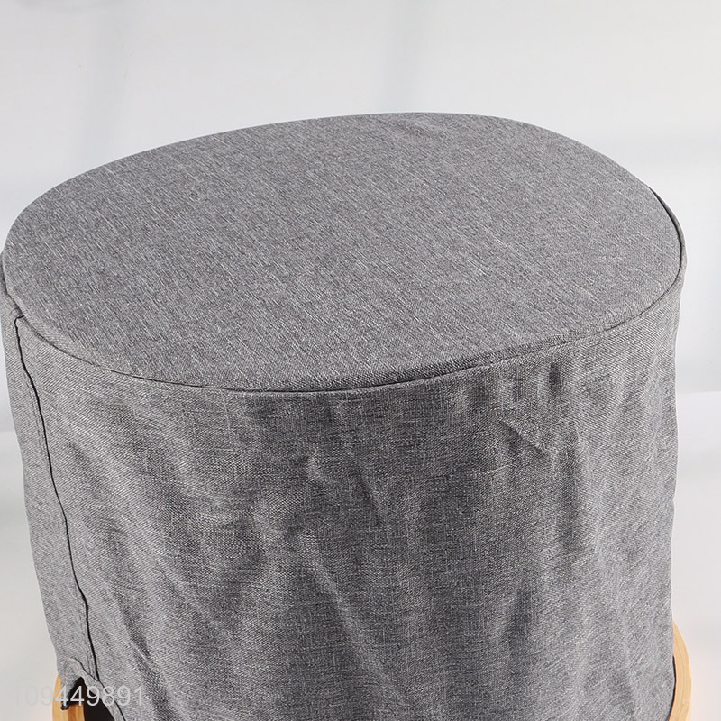 Top sale round polyester storage basket with handle