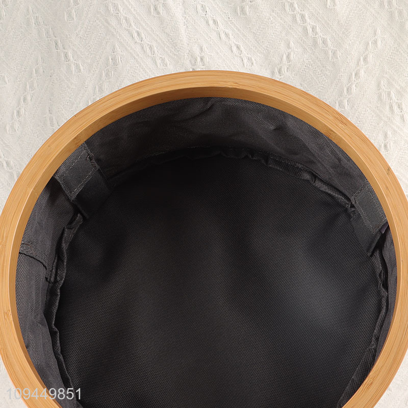 New arrival round polyester storage basket for household