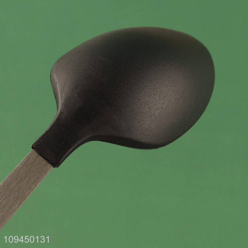 Top quality black kitchen utensil rice paddle for sale