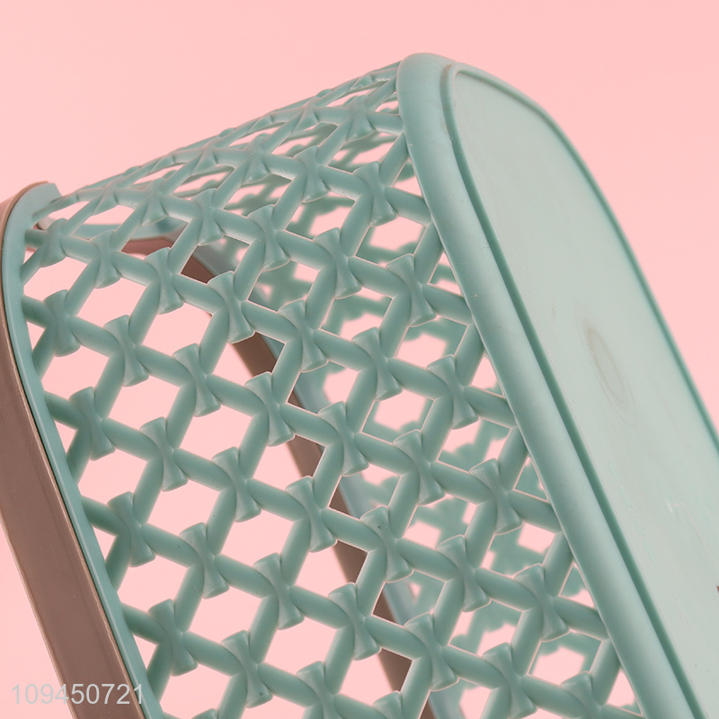 Top quality multicolor plastic storage basket for sale