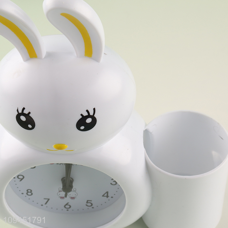 Top products cartoon rabbit alarm clock for students