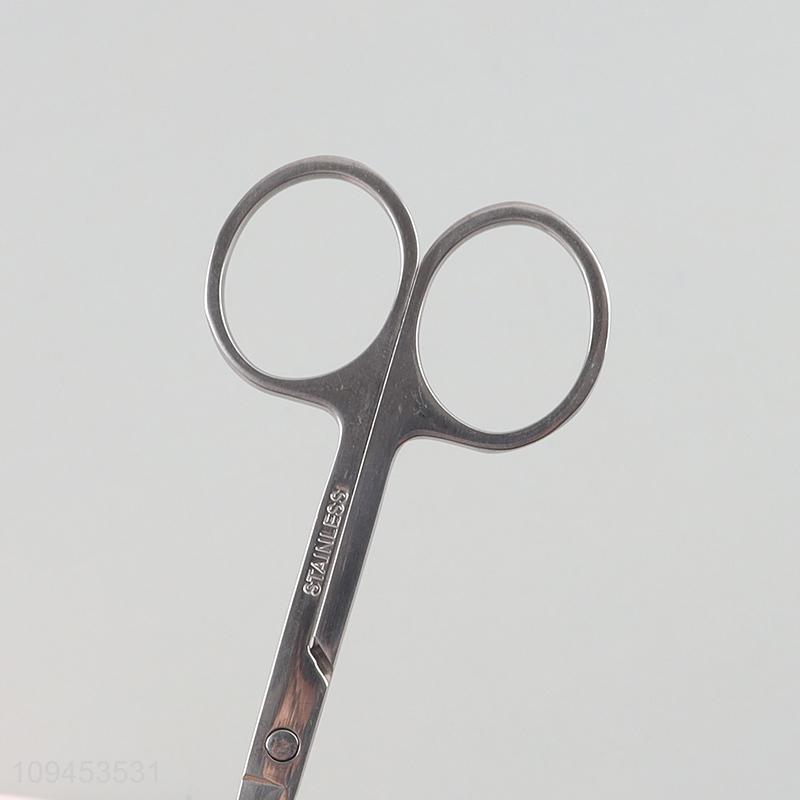 China factory professional stainless steel eyebrow trimming scissors