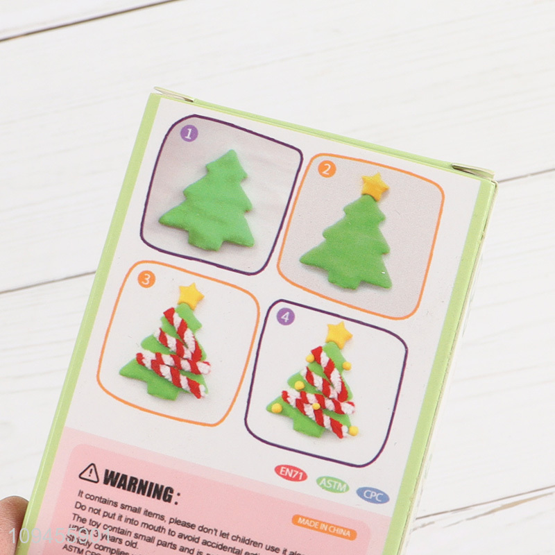 Yiwu market  xmas tree super clay toys for kids