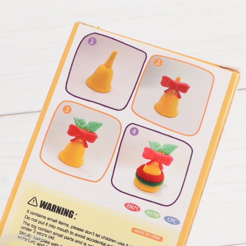China products christmas bell super clay toys