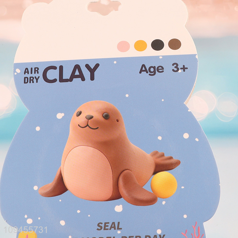 Good quality children air dry craft clay set