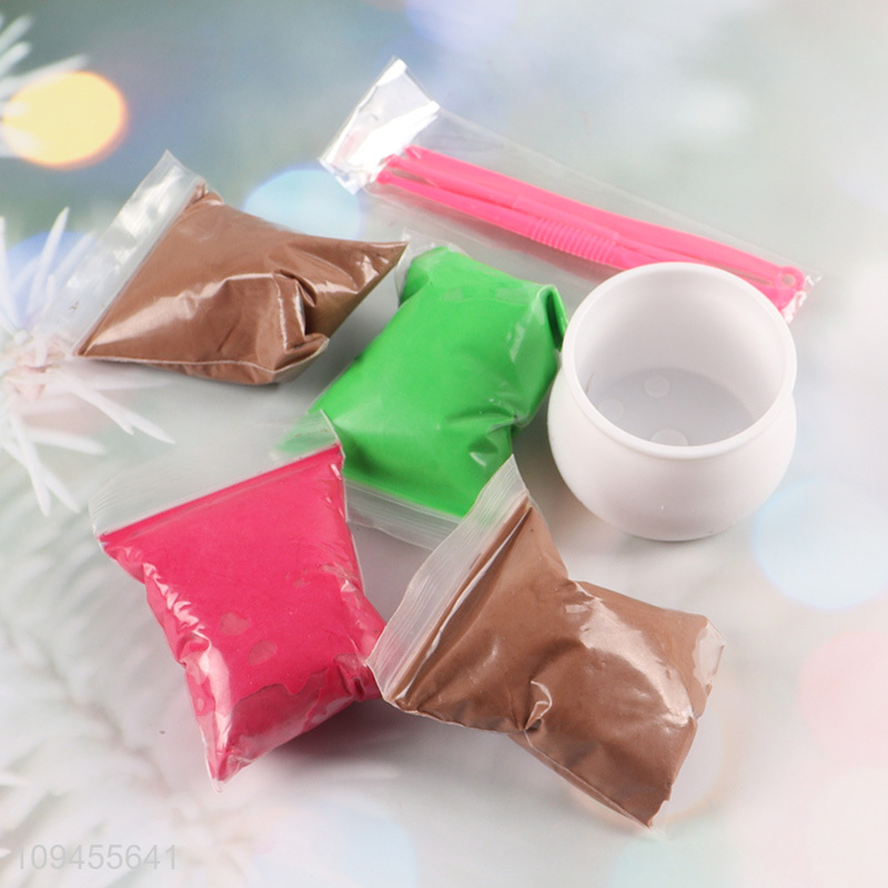 China factory non-toxic air dry modeling clay toy