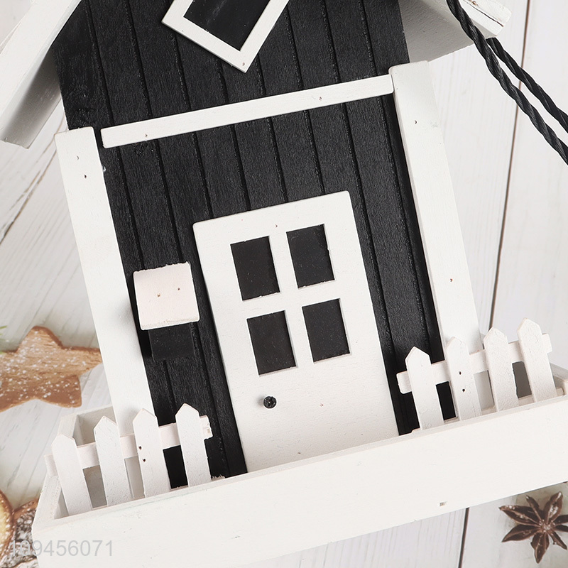 New product wooden bird feeder house for sale